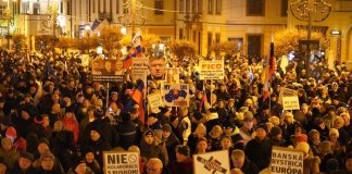 Tens of Thousands Protest Across Slovakia Demanding PM Robert Fico's Resignation