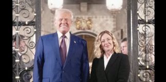Donald Trump and Giorgia Meloni
