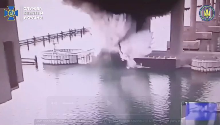 Ukraine Targets Crimean Bridge in Third Major Strike Since Start of Full-Scale War