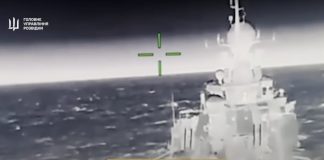Ukraine says drones damaged Russian Kalibr carrier in the Azov Sea