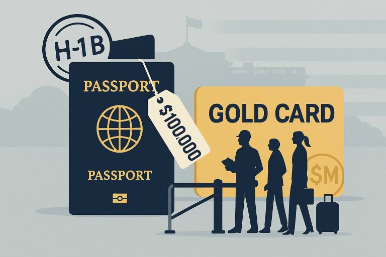 Trump introduces $100,000 annual fee for H-1B visas and unveils “Gold Card” pathway Trump introduces $100,000 annual fee for H-1B visas and unveils “Gold Card” pathway