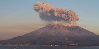 Japan’s Sakurajima Volcano Erupts, Ashfall Grounds Flights in Kyushu Sakurajima