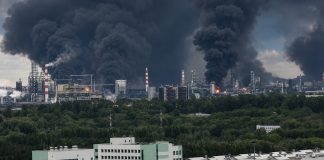 Ukrainian drones hit Moscow oil refinery as fire sends smoke across Russian capital Ukrainian drones hit Moscow oil refinery as fire sends smoke across Russian capital